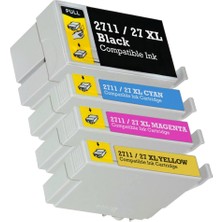 Asyaink Epson 27XL (T2711-T2714) Uyumlu Muadil Kartuş Seti