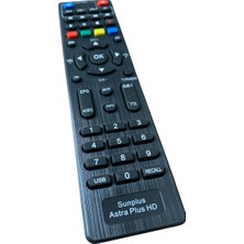 Ata Elektronik Sungate Vipstar Hd Plus Sungate Viptech Hd Kasalı Sunplus Sungate Uydu Alıcı Cihazı Kumandası Orj. Ürün Görsel Aynı Yazılı