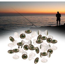 25 Parça Dumbbell Gözler Fly Bonefish Pirinç Boncuk Zinciri Sinek Balıkçılık Için 6mm