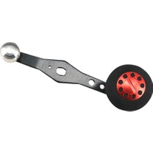 2x Metal Tek Güç Baitcasting Balıkçılık Reel Kolu W / Eva Knob Değiştirme(Yurt Dışından)