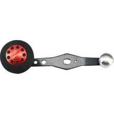 2x Metal Tek Güç Baitcasting Balıkçılık Reel Kolu W / Eva Knob Değiştirme(Yurt Dışından)