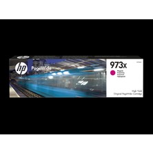 Hp 973X Yüksek Kapasiteli Macenta Orijinal Pagewide Kartuşu