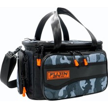 Fujin Black Camo Helper Bag - Balıkçı Çantası