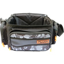 Fujin Black Camo Helper Bag - Balıkçı Çantası