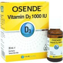 Osende Vitamin D3 Damla 20 ml