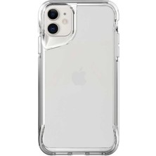 Gpack Apple iPhone 11 Kılıf Lüx Transparan Şeffaf Pürüzsüz Sert Silikon Renksiz