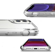 Gpack Apple iPhone 11 Kılıf Lüx Transparan Şeffaf Pürüzsüz Sert Silikon Renksiz