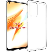 Smcase Oneplus 9 Pro Kılıf Süper Silikon Korumalı Şeffaf+Full Ekran Koruyucu