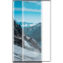 Dlrcase Samsung Galaxy S22 Ultra Full Kapatan Esnek Fiber Nano Ekran Koruma Siyah