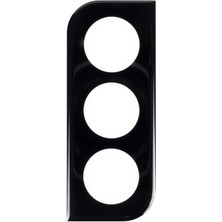 Dlrcase Samsung Galaxy S22 Plus Kamera Lens Koruyucu Cam Siyah
