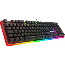 Gamebooster G918 Fire Storm RGB Blue Switch Siyah Mekanik Gaming Klavye