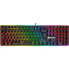 Gamebooster G918 Fire Storm RGB Blue Switch Siyah Mekanik Gaming Klavye