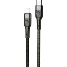 İXtech IX-UC013 Type C to Type C Girişli Data ve Hızlı Şarj Kablosu 2m Siyah