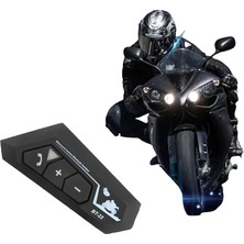 BT22 Motosiklet Kask Kablosuz Intercom Su Geçirmez 5.0 Bluetooth