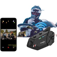 R1 Plus Bluetooth Interkom Motosiklet Kask Kulaklık