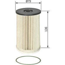 Bosch 1457070008 Yakıt Filtresi Caddy Iıı-Passat-Touran-Leon-Octavıa-Toledo Iıı 1.6tdı-1.9tdı-2.0tdı