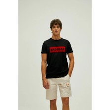 Bad Bear Flog T-Shırt Siyah Erkek T-Shirt 22.01.07.013-C01