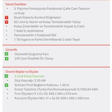 Termikel Ankastre Fırın BO S6213 I
