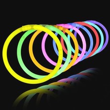 Glow Stick Fosforlu Neon Bileklik 50 Adet