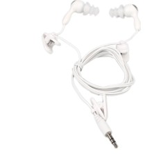 Evrensel Kulak Su Geçirmez Ipx8 Stereo Yüzme Kulaklık ve Kulakiçi Beyaz