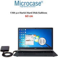 Microcase USB 3.0 Harici HDD Hard Disk Kablosu 60 cm Siyah AL2825