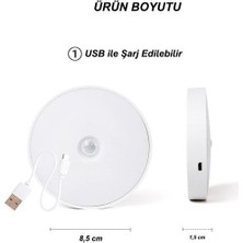 Kandela Seldur Kandela Şarjlı Sensörlü Gece Led Lambası