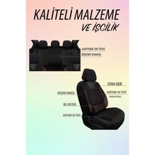 Nice Shop Seat Toledo Uyumlu Koltuk Kılıfı Genesa Serisi - Kırmızı