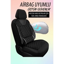 Nice Shop Opel Astra G Uyumlu Koltuk Kılıfı Genesa Serisi - Siyah