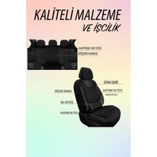 Nice Shop Citroen C4 Uyumlu Koltuk Kılıfı Genesa Serisi - Siyah