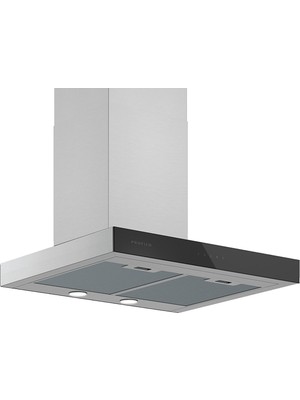 Profilo DVB6K760 Siyah Cam Dekor Duvar Tipi Davlumbaz