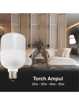 Cvs 20W Jumbo Torch LED Ampul E-27 Beyaz Işık