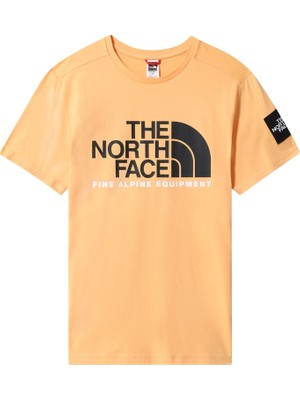 The North Face M Fine Alpine Tee 2 Erkek Günlük Tişört NF0A4M6N0UT1 Turuncu