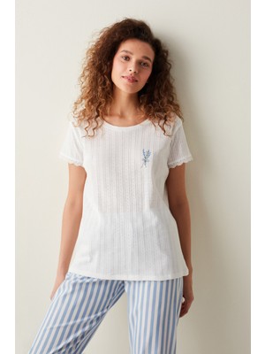Penti Blue Lavender Scent Pijama Takımı