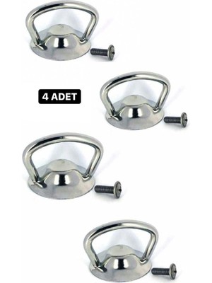 Doğuş Mutfak Metal Lüx Cam Kapak Tepesi (4 Adet)