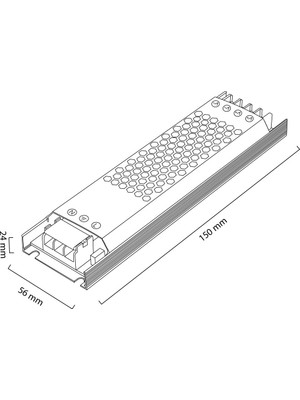 Nevo 12V 5A Slim LED Trafosu NT60-12