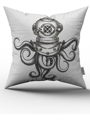 Cango Home Çift Tarafı Baskılı Özel Tasarım Yastık Kırlent Kılıfı 797-CT