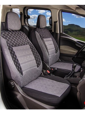 Modern Garaj Tofaş Şahin Gofrajlı Oto Koltuk Logolu Kılıfı Seti