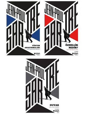 Jean-Paul Sartre 3 Kitap Set / Yöntem Araştırmaları - Öznellik Nedir? - Duvar
