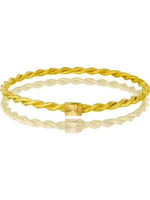 T51 Tuğrul Altın 15 gr(gram) 22 Ayar Adana Parlağı Bilezik