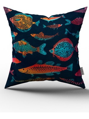 Cango Home Çift Tarafı Baskılı Kırlent Yastık Kılıfı CGH236-CT