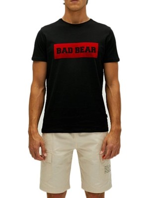 Bad Bear Flog T-Shırt Siyah Erkek T-Shirt 22.01.07.013-C01