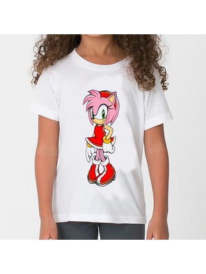 TakeTshirt Sonic  Amy Rose Çocuk Tişört