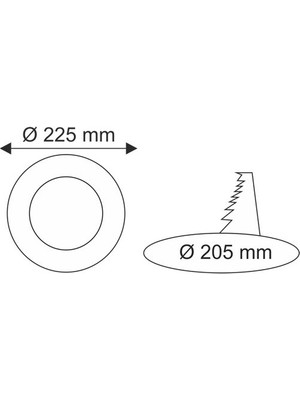 Helıos LED Panel Armatür 18W Günışığı 30-2001