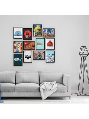Hero Tasarım Şehirler 12 Parça Mdf TABLOTGTB659