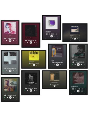 Hero Tasarım Slow Spotify Karekodlu 12 Parça Mdf TABLOZLLTB160