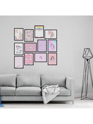 Hero Tasarım Unicorn 12 Parça Mdf TABLOTGTB1276