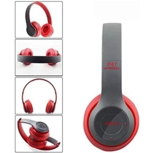 P47 Bluetooth 5.0+Edr Katlanabilir Kablosuz Kulaküstü Bt Kulaklık