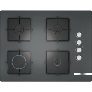 POP7C9O12O Ankastre Gazlı Cam Ocak Inox