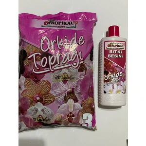 Orkide Toprağı 3 Lt.+ 500 Ml. Orkide Sıvı Bitki Besini