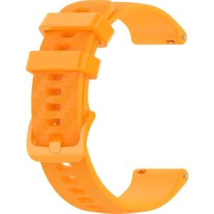 Samsung Galaxy Watch 3 Için 20Mm Silikon Kayış 41Mm Sarı (Yurt Dışından)